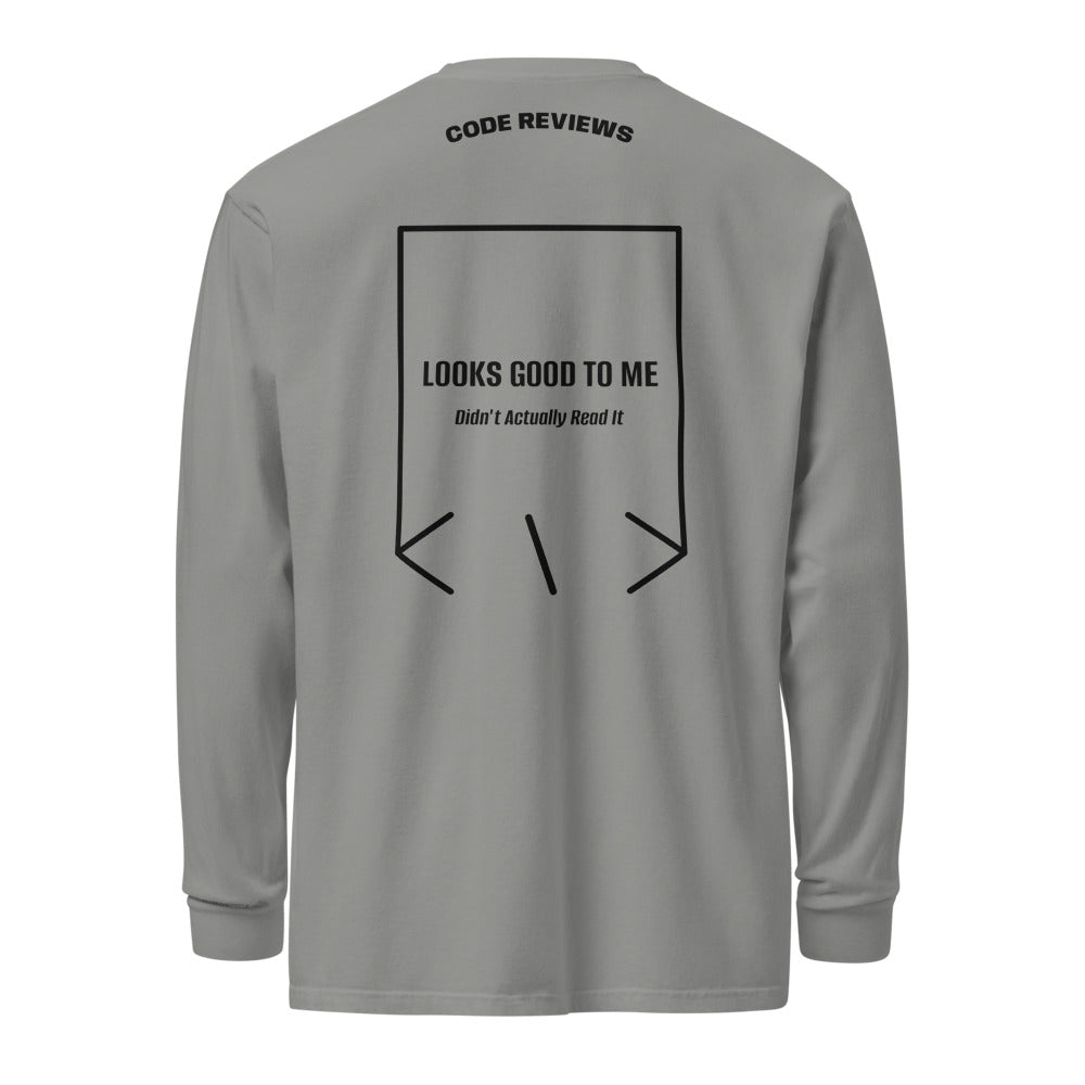 Looks Good To Me — Grey Black back mockup
