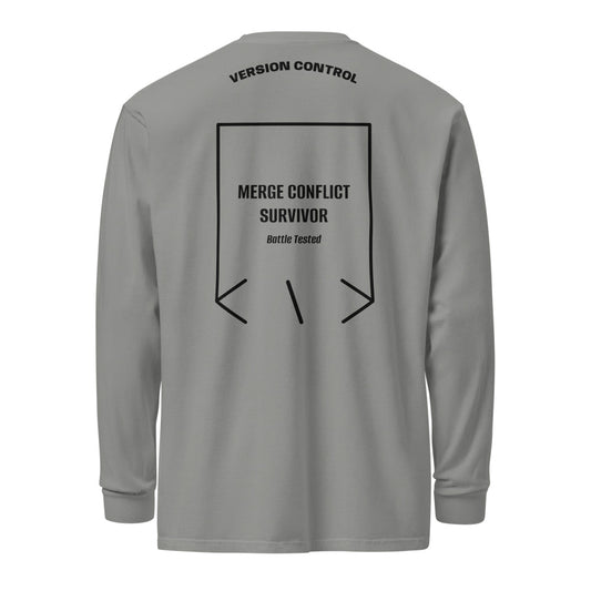 Merge Conflict Survivor — secondary back mockup