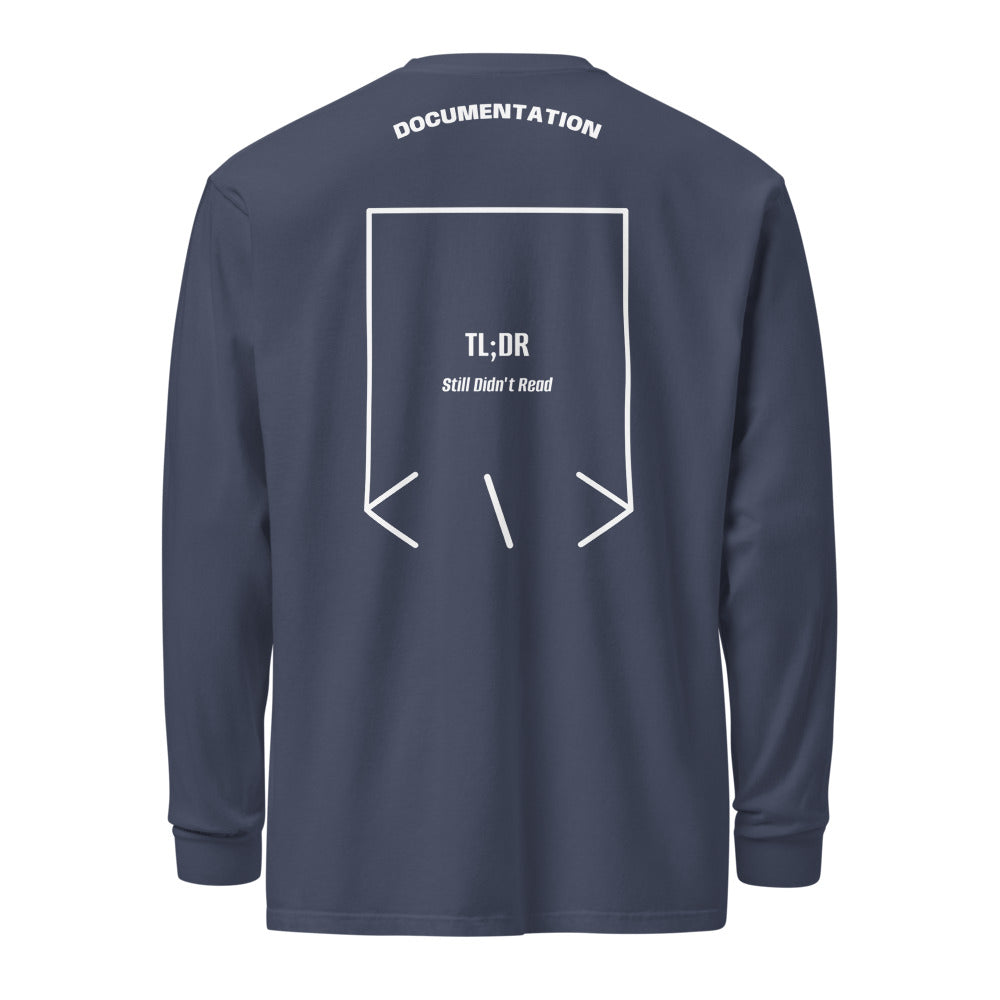 TL;DR — Navy White back mockup