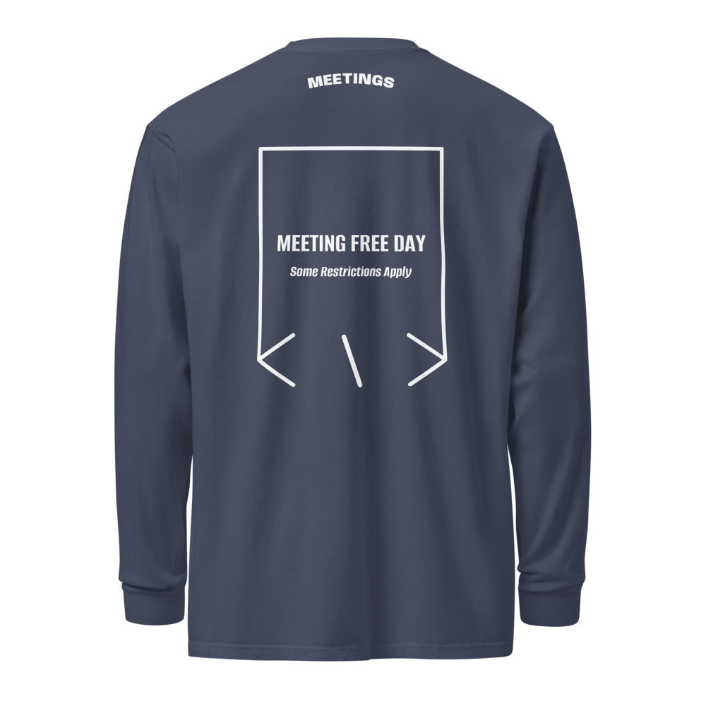 Meeting Free Day — secondary back mockup