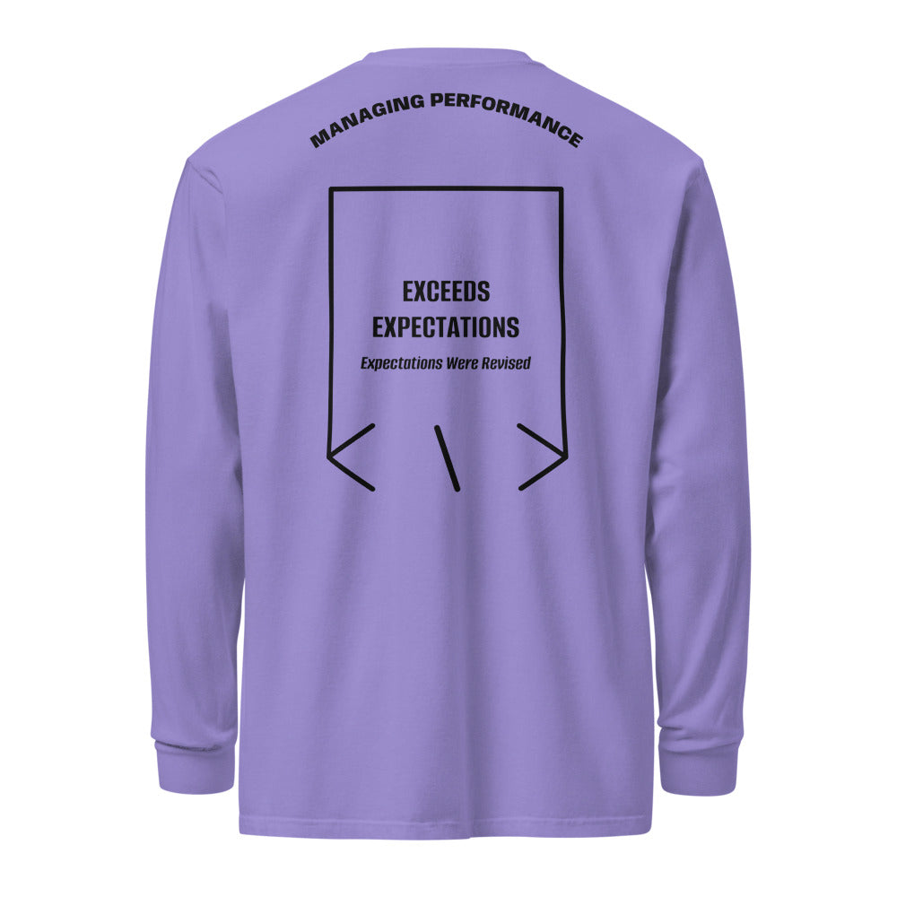 Exceeds Expectations — Violet Black back mockup