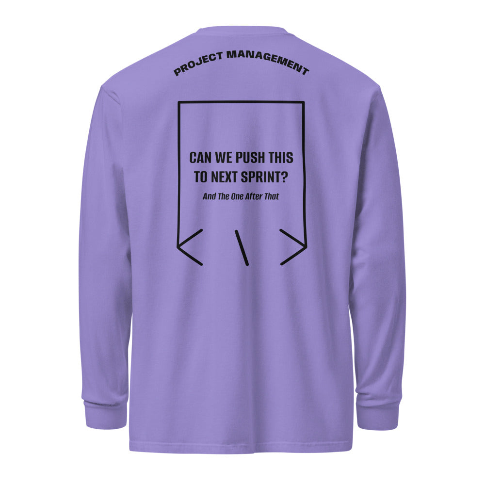 Can We Push This To Next Sprint? — Violet Black back mockup