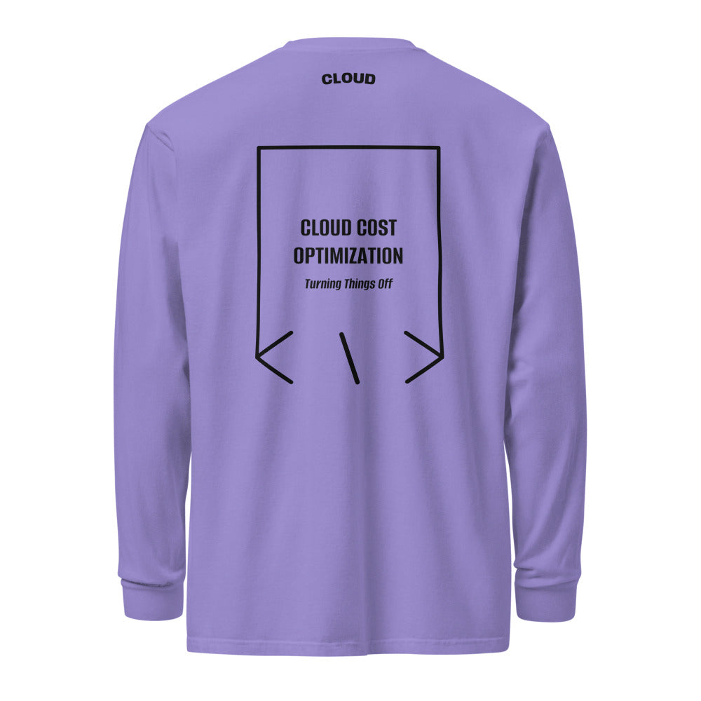 Cloud Cost Optimization — Violet Black back mockup
