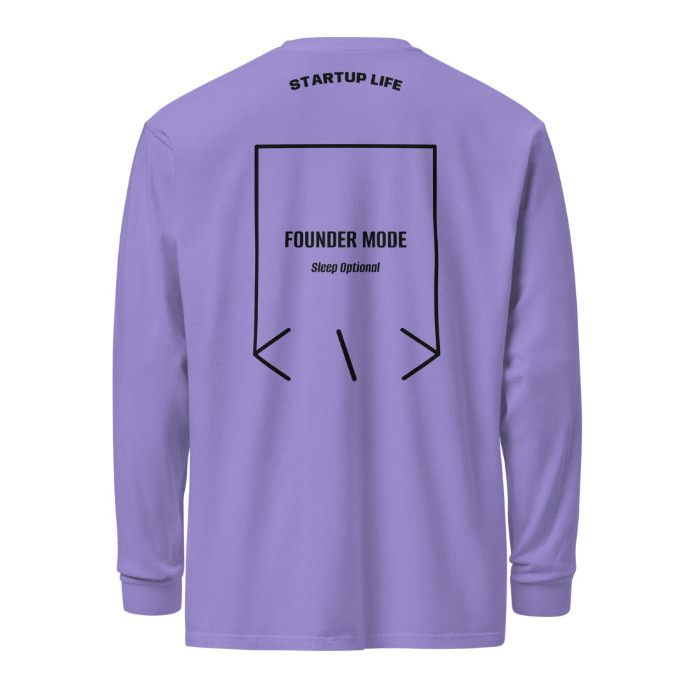 Founder Mode — Violet Black back mockup