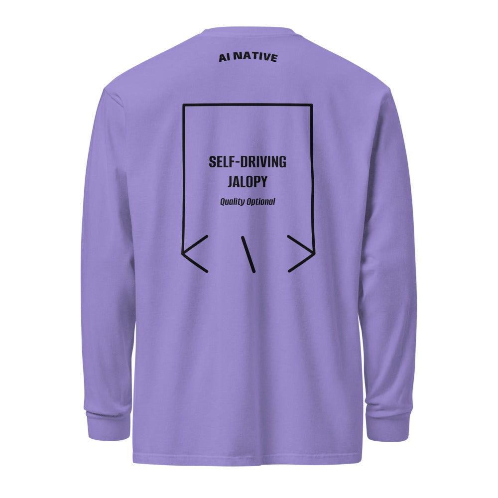 Self-Driving Jalopy — Violet Black back mockup