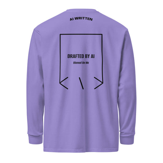 Drafted By AI — secondary back mockup
