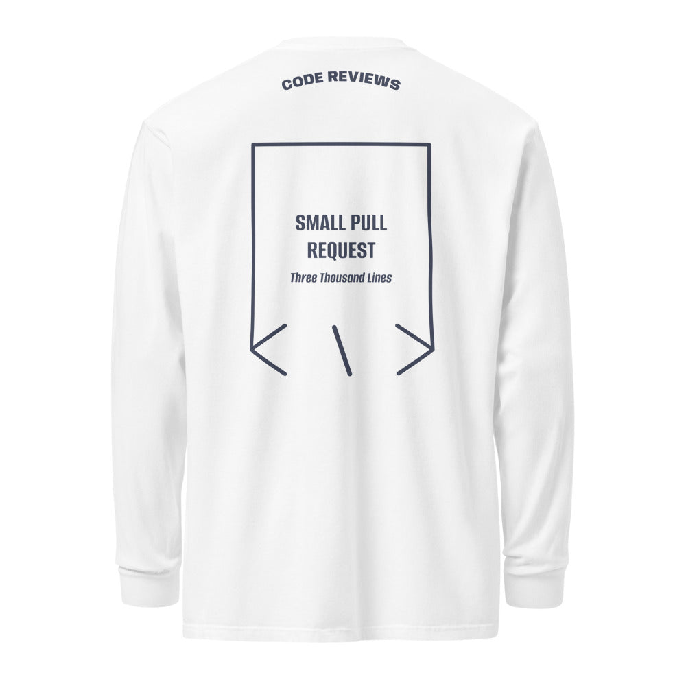 Small Pull Request — White Navy back mockup