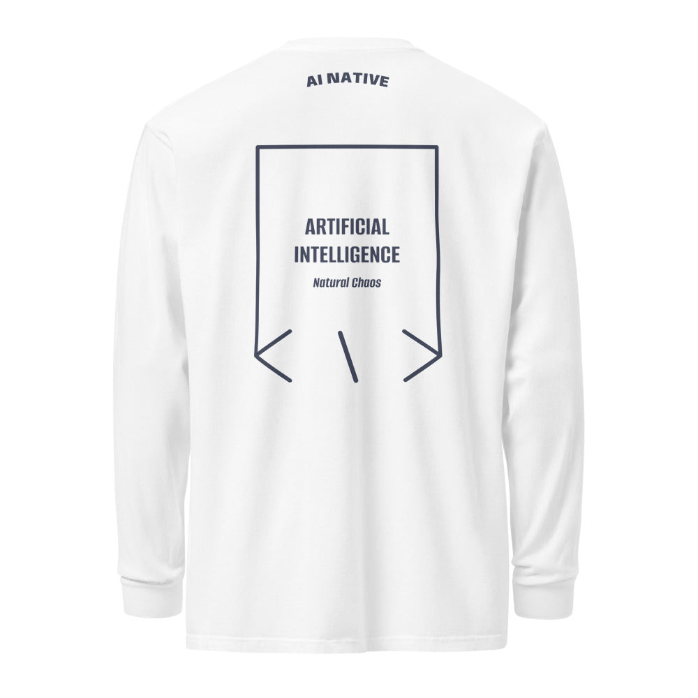 Artificial Intelligence — White Navy back mockup