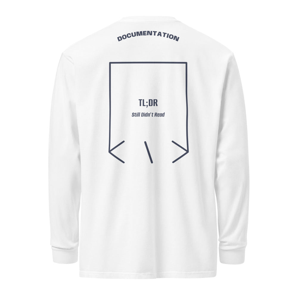 TL;DR — White Navy back mockup
