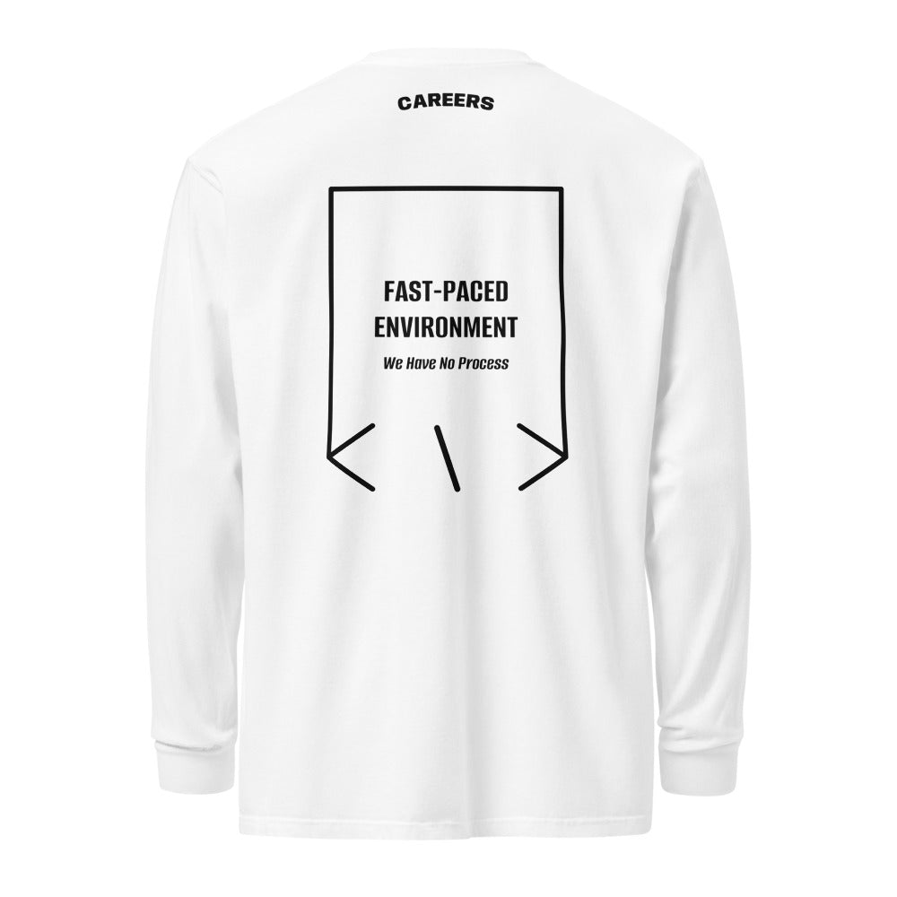 Fast-Paced Environment — White Black back mockup