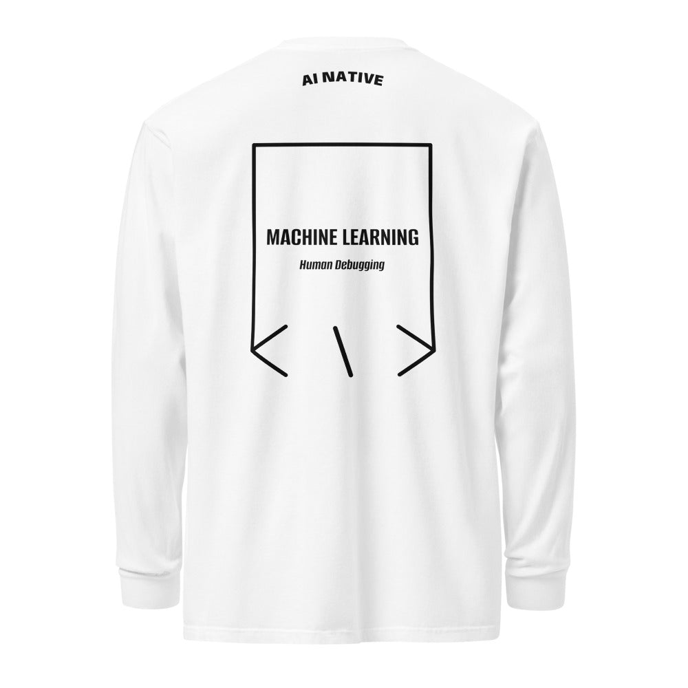 Machine Learning — White Black back mockup