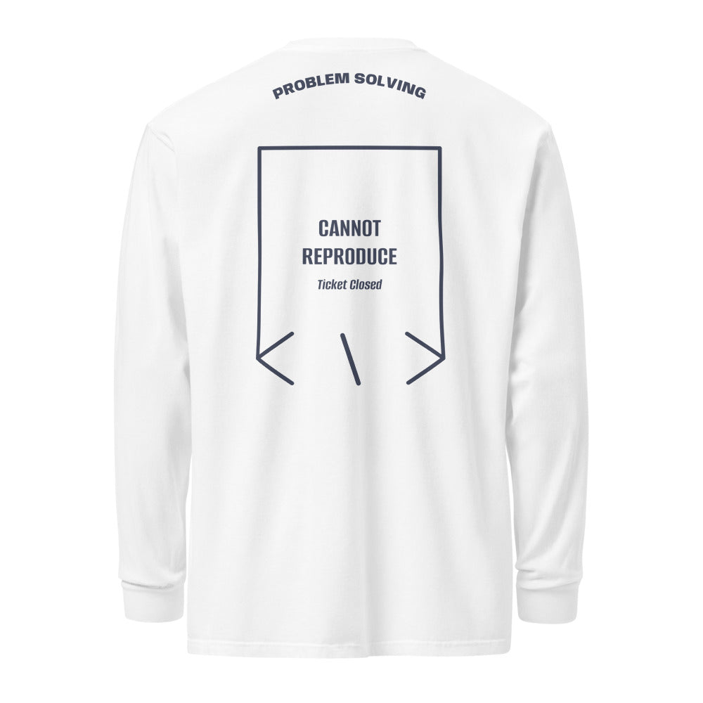 Cannot Reproduce — White Navy back mockup