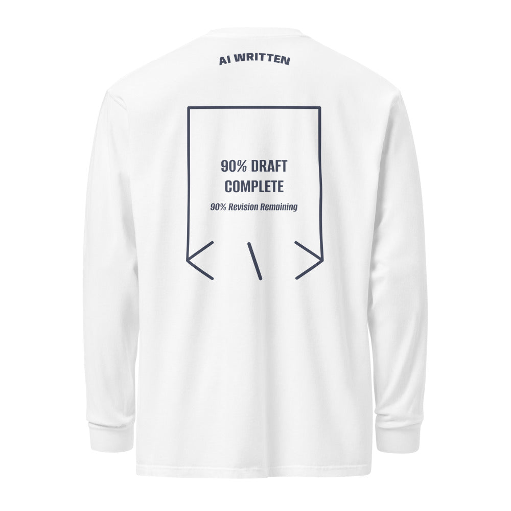 90% Draft Complete — secondary back mockup