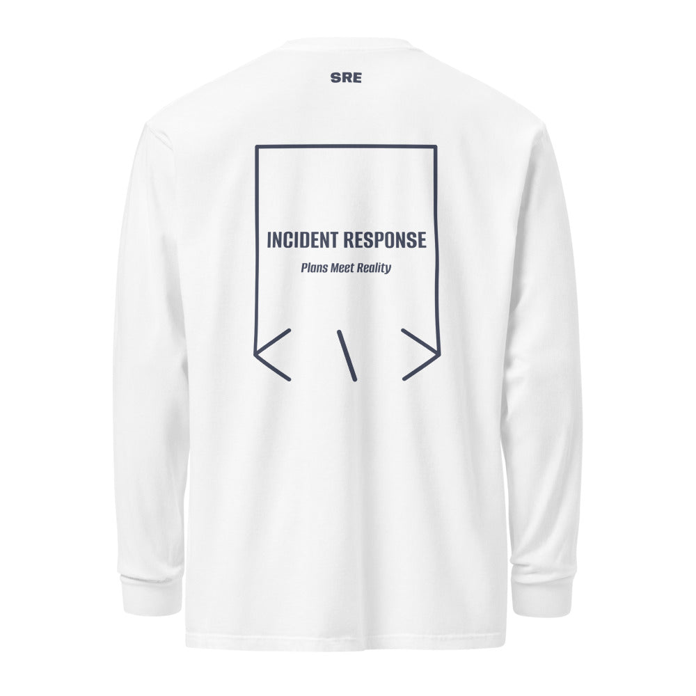 Incident Response — White Navy back mockup