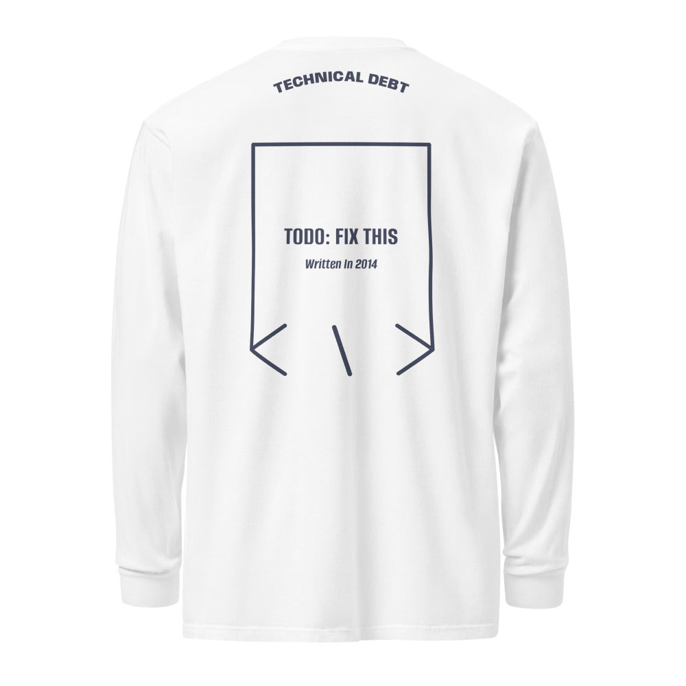 TODO: Fix This — White Navy back mockup