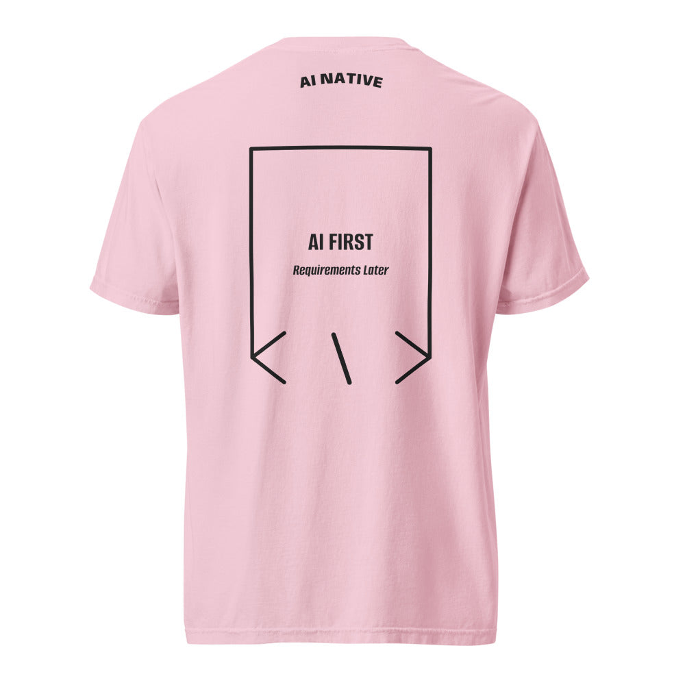 AI First — secondary back mockup