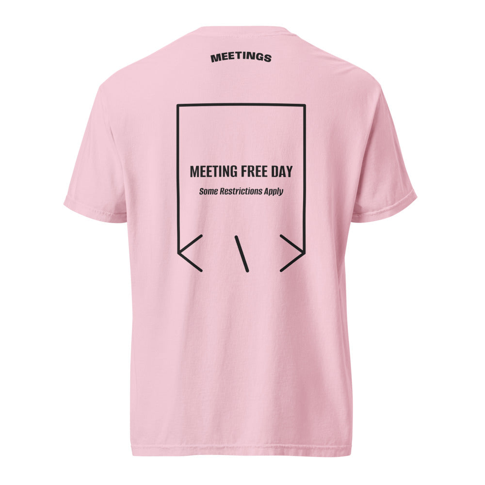 Meeting Free Day — Blossom Black back mockup