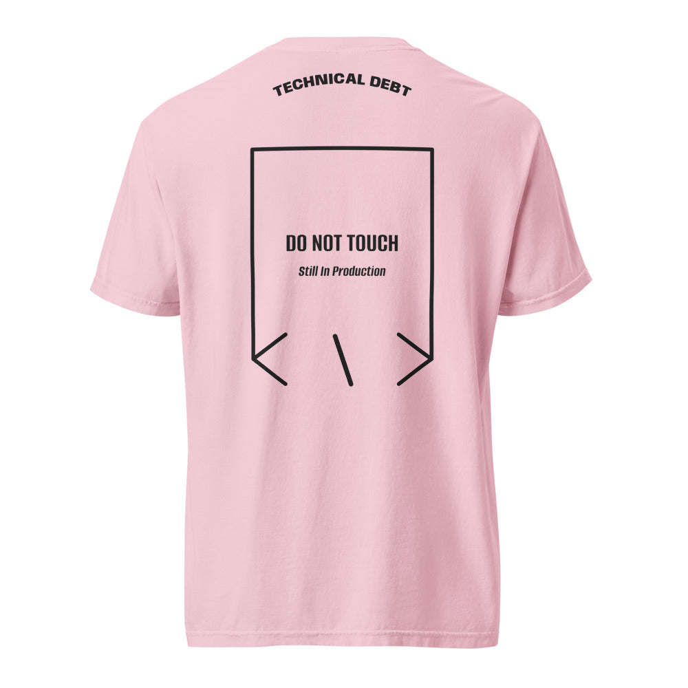 Do Not Touch — Blossom Black back mockup