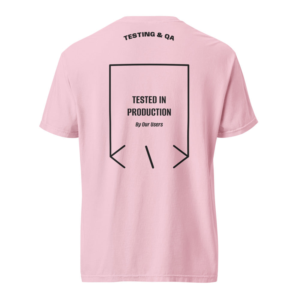 Tested In Production — Blossom Black back mockup