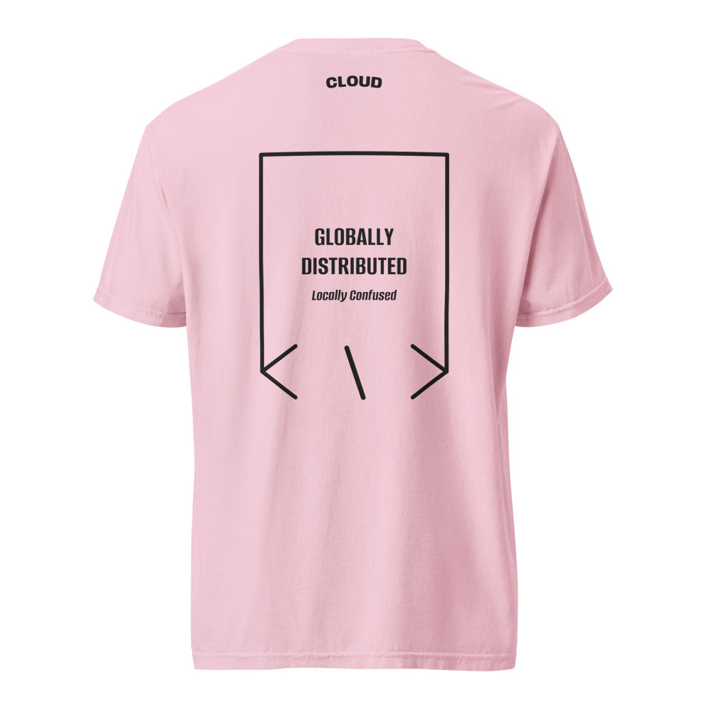 Globally Distributed — Blossom Black back mockup