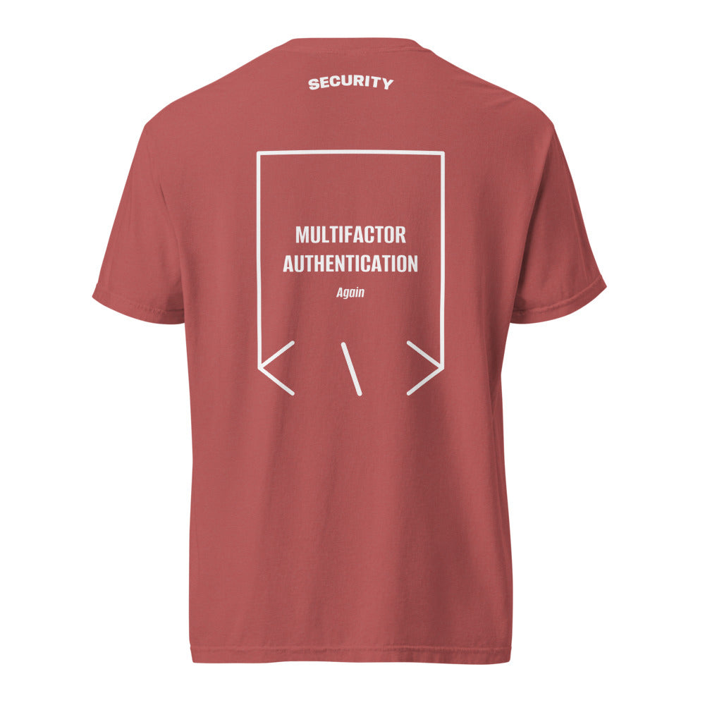 Multifactor Authentication — Crimson White back mockup
