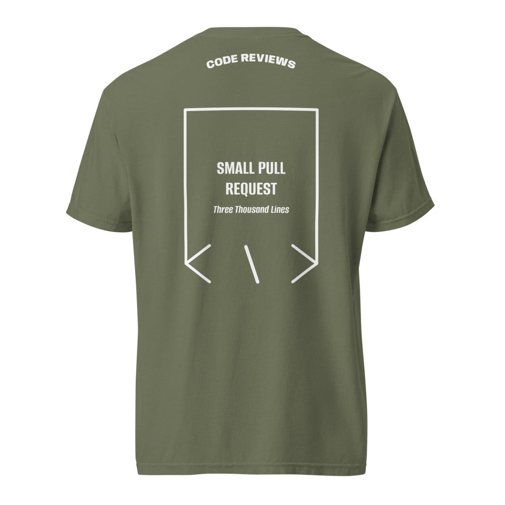 Small Pull Request — Moss White back mockup