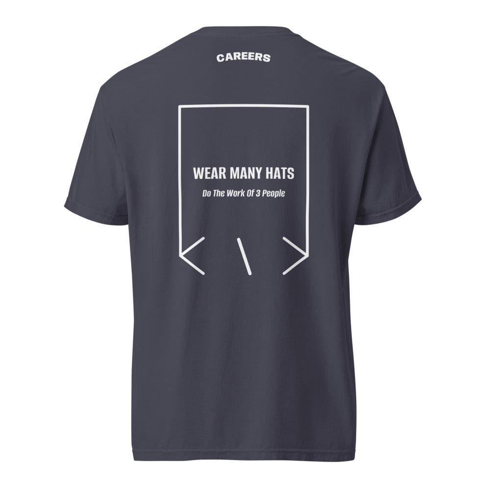 Wear Many Hats — Navy White back mockup