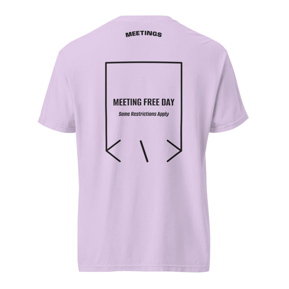 Meeting Free Day — secondary back mockup
