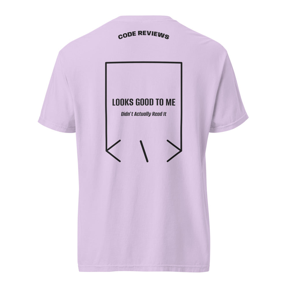 Looks Good To Me — Orchid Black back mockup