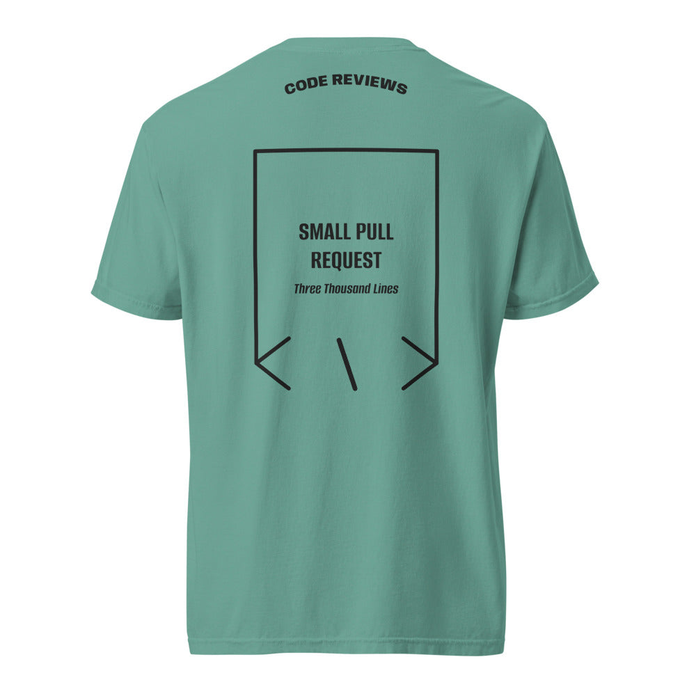 Small Pull Request — Seafoam Black back mockup