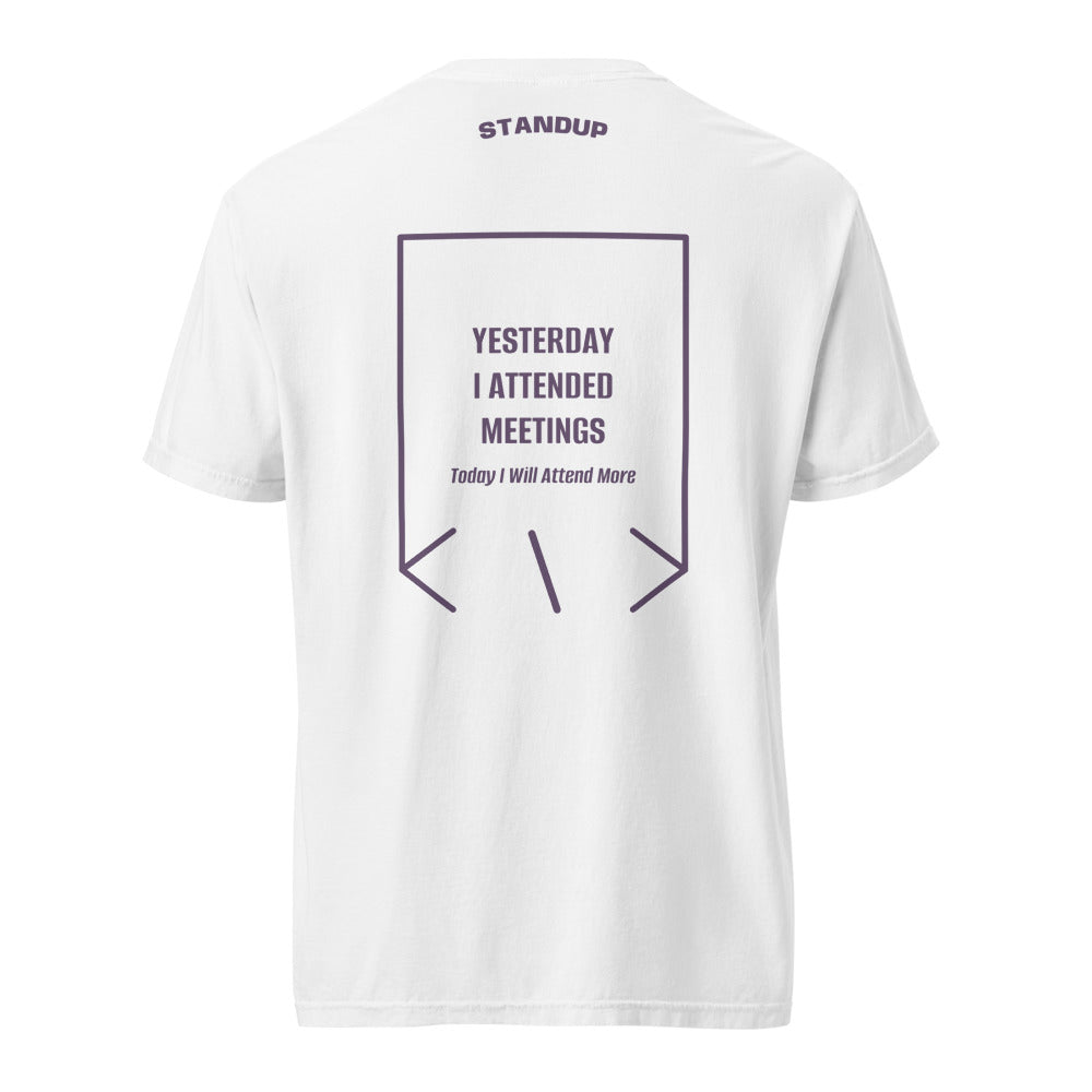 Yesterday I Attended Meetings — White Grape back mockup