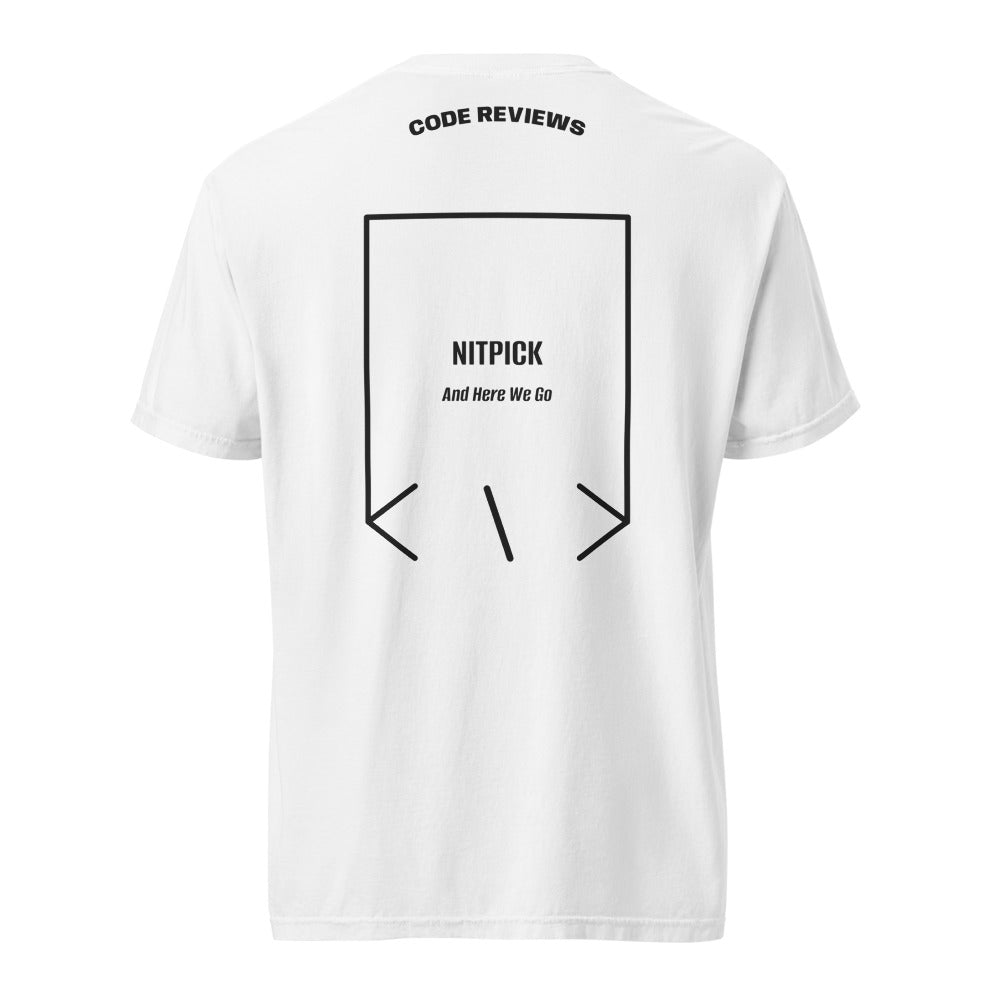 Nitpick — White Black back mockup