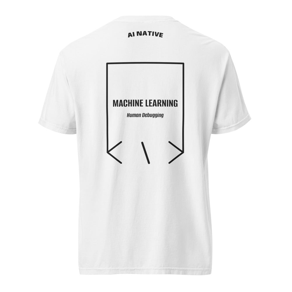 Machine Learning — White Black back mockup