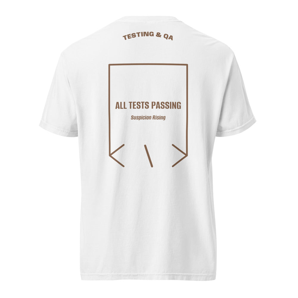 All Tests Passing — White Espresso back mockup