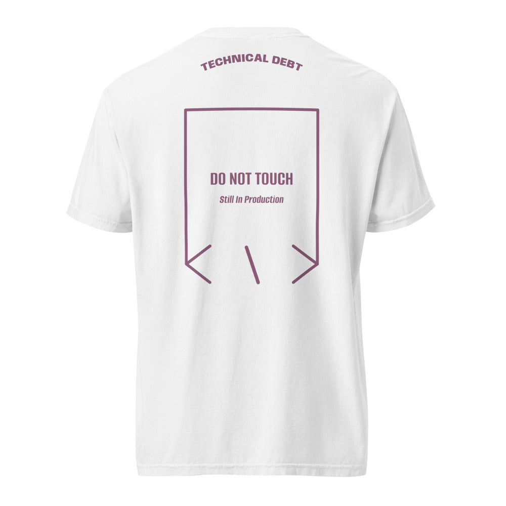 Do Not Touch — White Berry back mockup