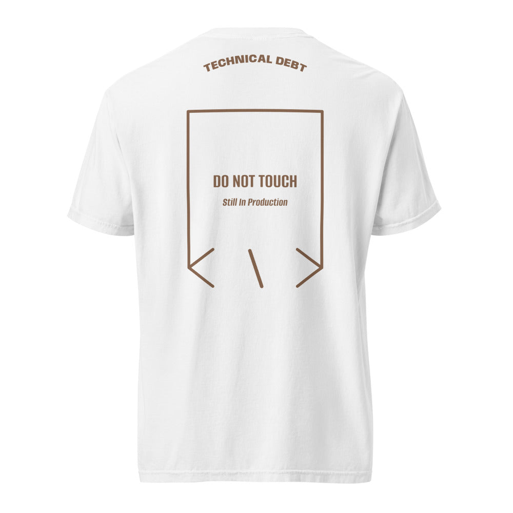 Do Not Touch — White Espresso back mockup