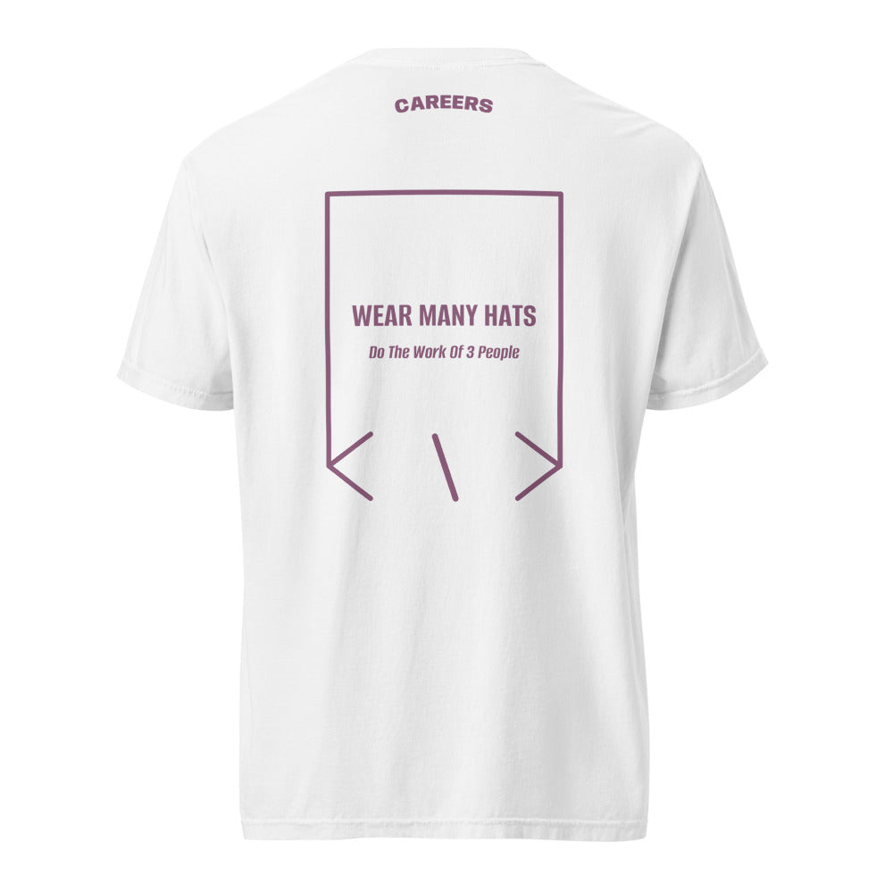Wear Many Hats — White Berry back mockup