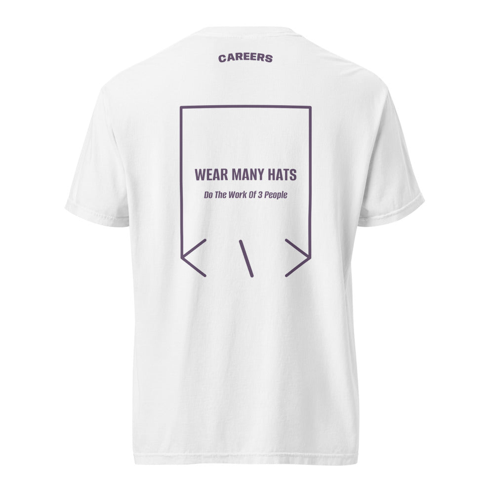 Wear Many Hats — White Grape back mockup