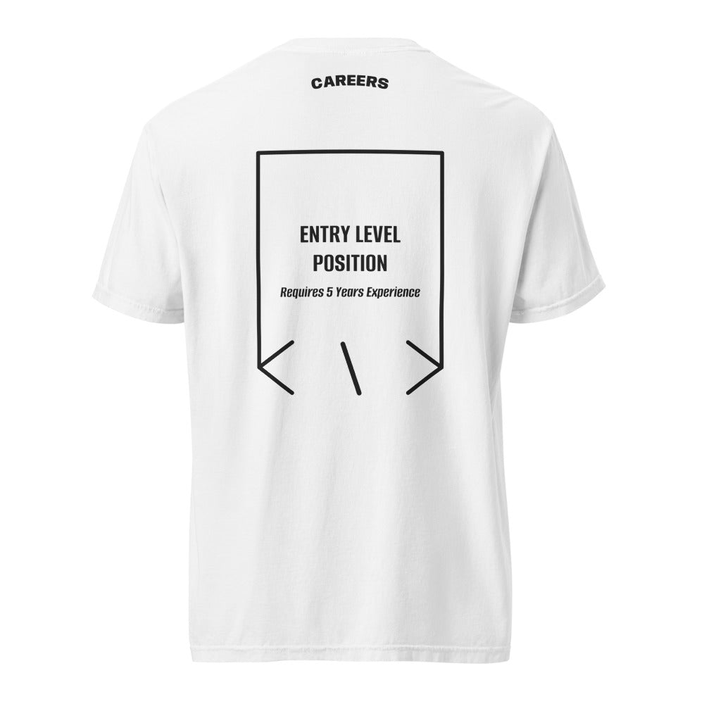 Entry Level Position — White Black back mockup