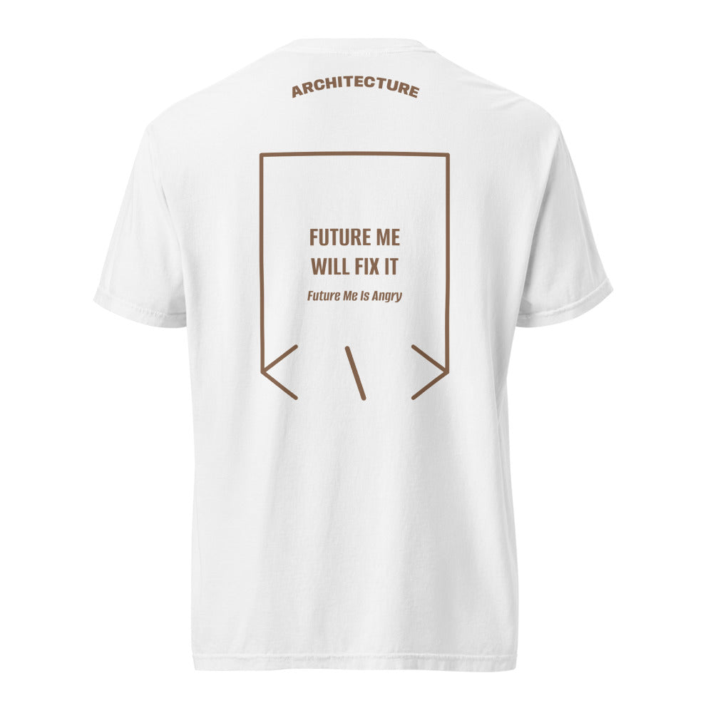 Future Me Will Fix It — White Espresso back mockup