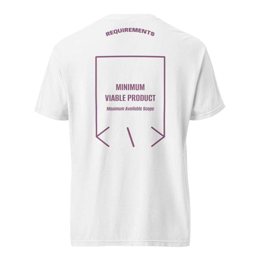 Minimum Viable Product — White Berry back mockup