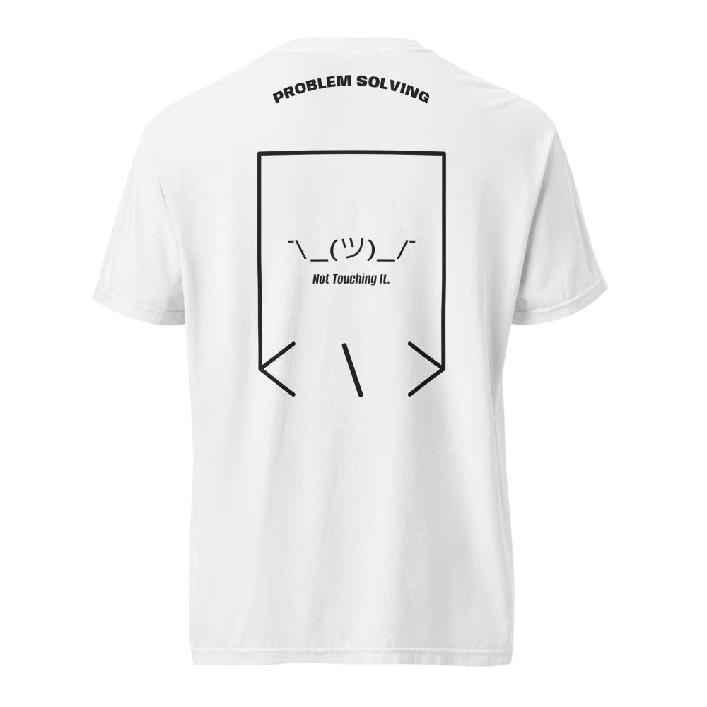 ¯\_(ツ)_/¯ — White Black back mockup