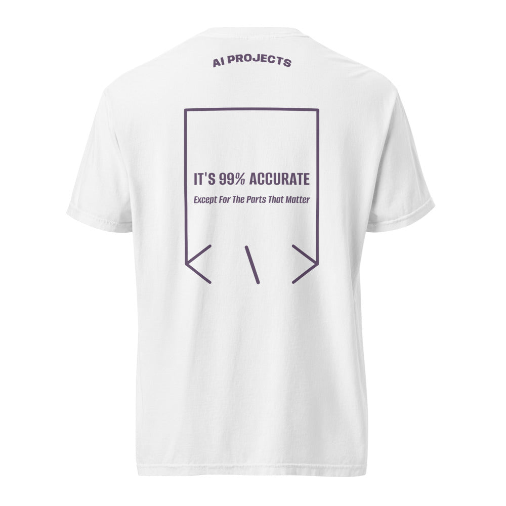 It's 99% Accurate — White Grape back mockup