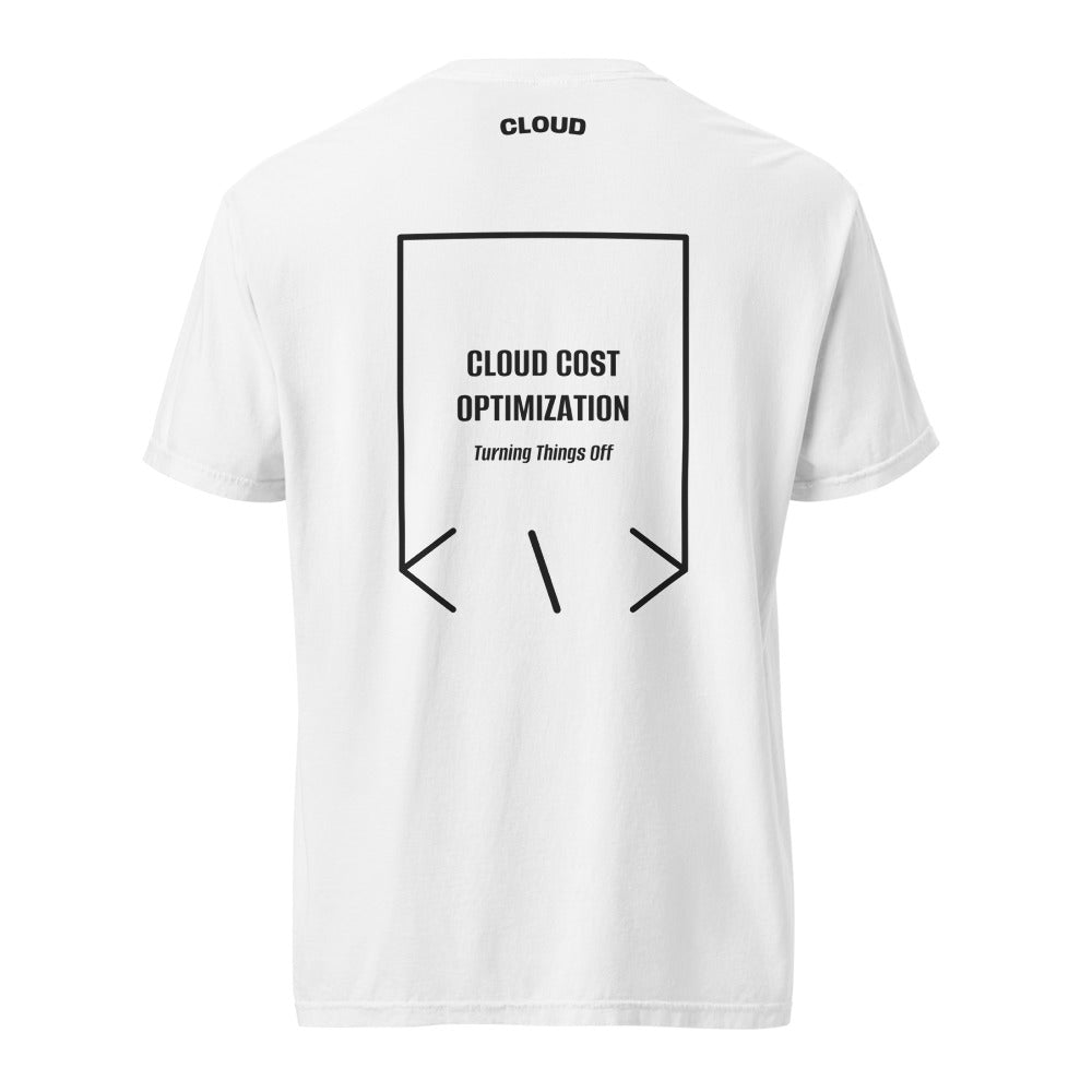 Cloud Cost Optimization — White Black back mockup