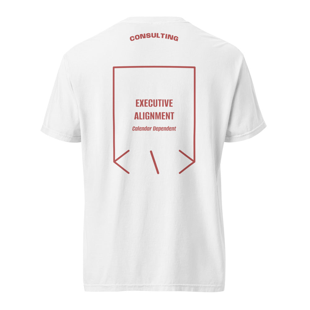 Executive Alignment — White Crimson back mockup
