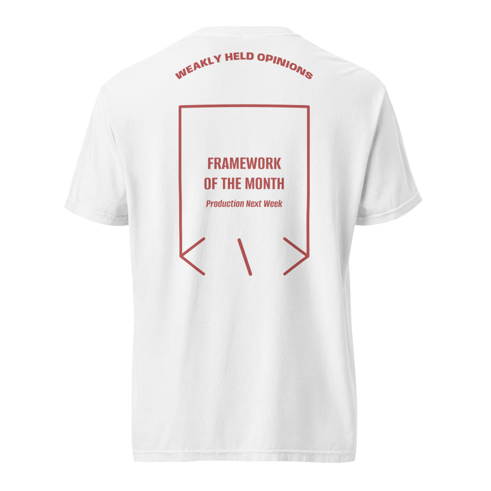 Framework Of The Month — White Crimson back mockup