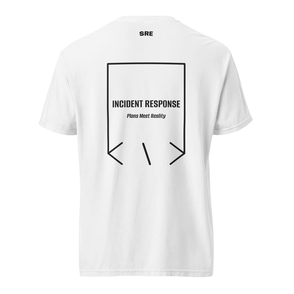 Incident Response — White Black back mockup