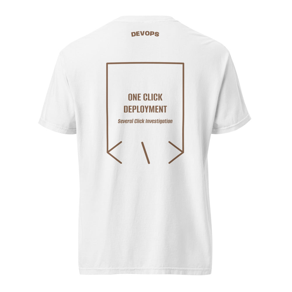 One Click Deployment — White Espresso back mockup
