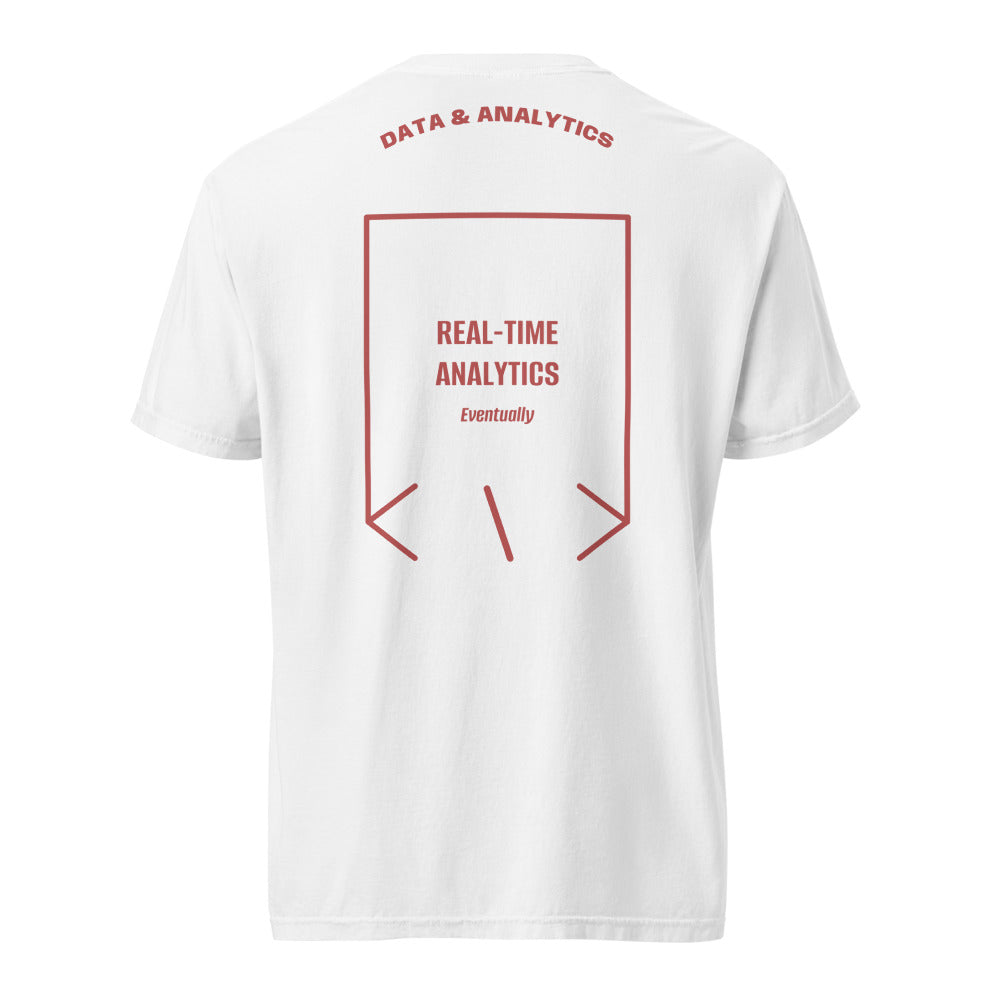 Real-Time Analytics — White Crimson back mockup