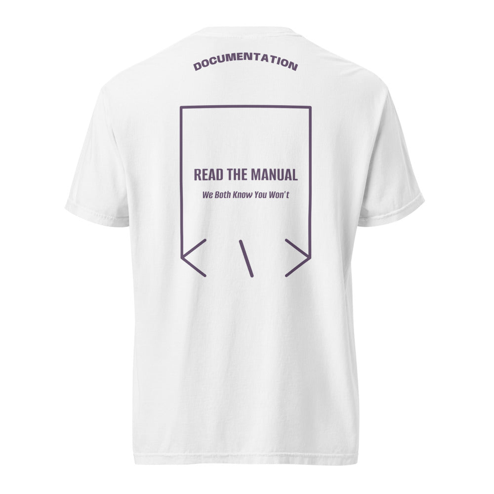 Read The Manual — secondary back mockup